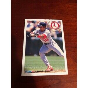 1994 Fleer Baseball Card #627 Luis Alicea St. Louis Cardinals